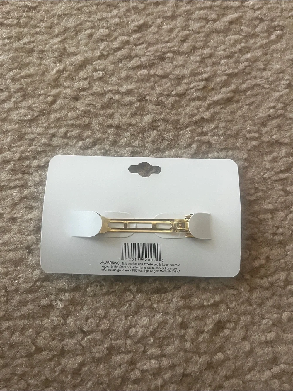 Gold Crystal Tiara Hair Clip